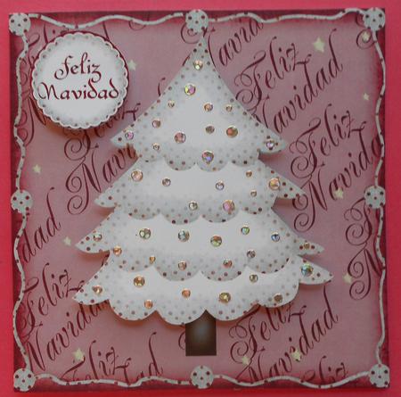 Feliz Navidad Cute Christmas Tree Topper 4 by Eunice Roberts