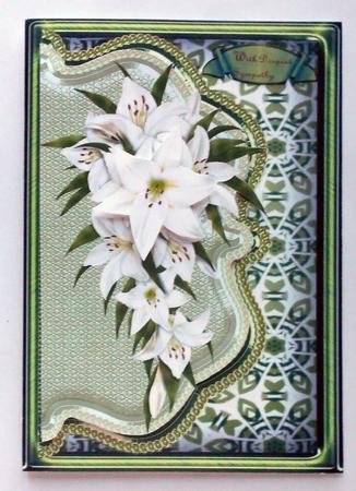 Envelop Sympathy Lilies by Eunice Roberts
