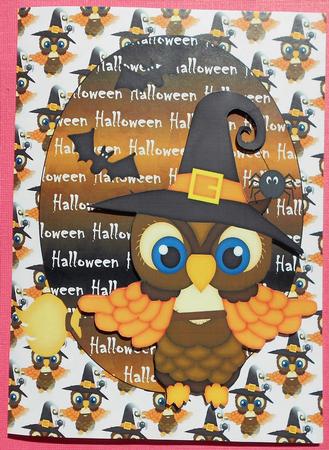 Halloween Owl Topper 4 by Eunice Roberts