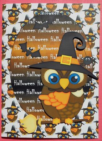 Halloween Owl Topper 3 by Eunice Roberts