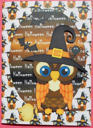 Halloween Owl Topper 1 by Eunice Roberts