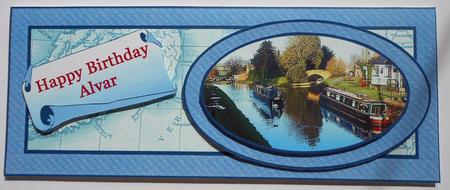 Canal Dl Card with Oval Shape by Eunice Roberts