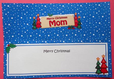 Xmas Mom Trees Signpost Large Dl Matching Insert by Eunice Roberts