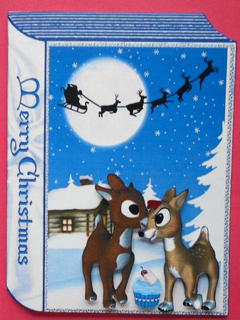 Got You a Cupcake! Cute Reindeers Folded Book by Eunice Roberts