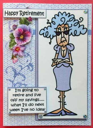 Stella is Retiring Quick Card by Eunice Roberts