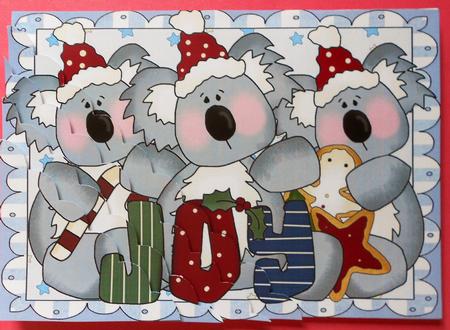 Scallop Corner Christmas - Koala Joy by Eunice Roberts