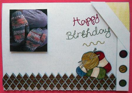 knitted Quick Card by Eunice Roberts
