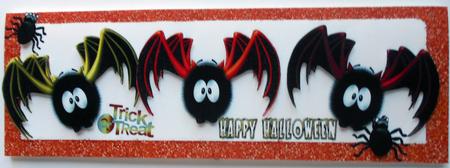 Spooky Bats & Spiders Dl by Eunice Roberts