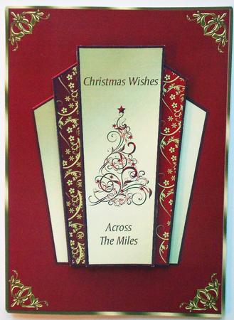 Deco Christmas Tree - Across the Miles by Eunice Roberts