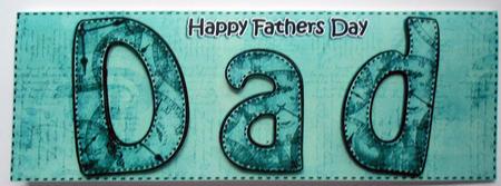 Large Dl Fathers Day Dad Clocks 3D Decoupage by Eunice Roberts