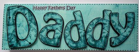 Large Dl Fathers Day Daddy Clocks 3D Decoupage by Eunice Roberts