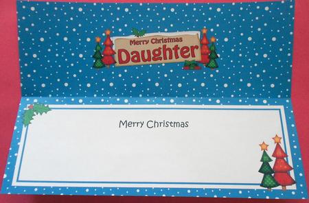 Xmas Daughter Trees Signpost Large Dl Insert by Eunice Roberts