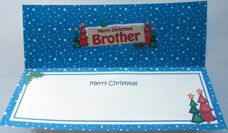 Xmas Sister Teddy Signpost 5x7 Matching Insert by Eunice Roberts