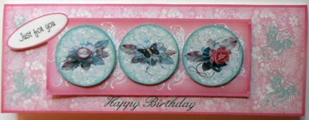 Clusters with Butterfly by Eunice Roberts
