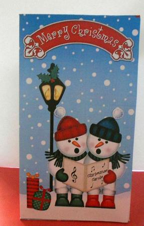 3D Xmas Carol Singing Snowmen Gift Box Mini Kit by Eunice Roberts