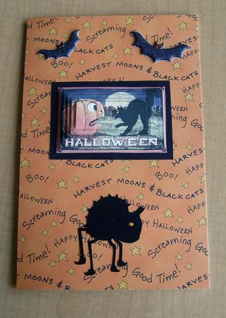 Halloween Scary Cat by Eunice Roberts