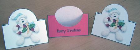 Beary Christmas - Place Settings by Eunice Roberts
