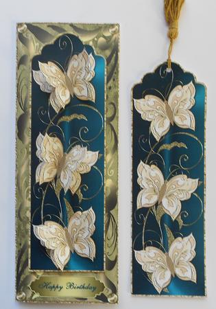 Grace Butterflies Dl Bookmark Topper 1 by Eunice Roberts