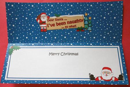 Xmas Dear Santa  -  Signpost Lge Dl Matching Insert by Eunice Roberts