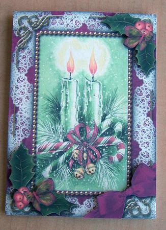Candle Duo Holly A4 Picture Sheet by Eunice Roberts