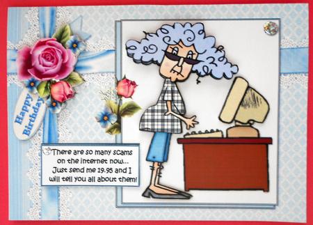 Stella and Internet Scams Quick Card by Eunice Roberts