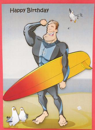 Surf Dude Ii A4 by Eunice Roberts