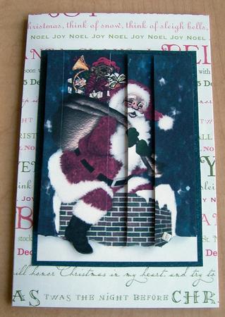 Santa Chimney Side Stacker by Eunice Roberts
