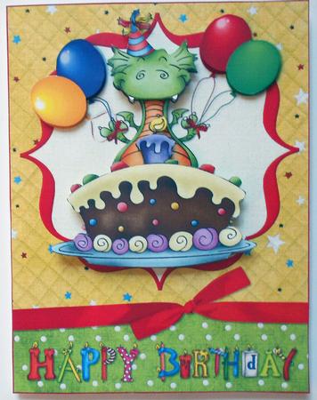 The Birthday Dragon Boy or Girl by Eunice Roberts