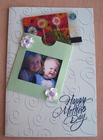 Giant Pale Green Window Pocket Tag Card by Eunice Roberts
