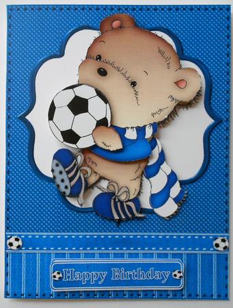 Ted's Kicking It for His Birthday Blue by Eunice Roberts