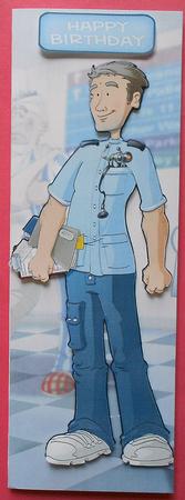 Male Nurse Dude Large Dl by Eunice Roberts
