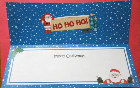 Xmas Dear Santa  -  Signpost Lge Dl Matching Insert by Eunice Roberts