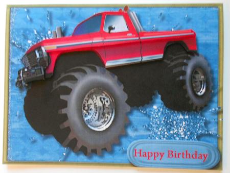 The Big ,big ,big, Truck in Red by Eunice Roberts