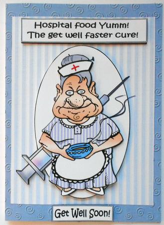 Hospital Food Yumm Quick Card by Eunice Roberts