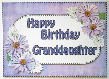 5x7 Birthday Granddaughter Daisies 3D Step by Step Decoupage by Eunice Roberts