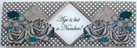 Vtea Rose Age is a Number Exlarge Dl Diamond Topper by Eunice Roberts