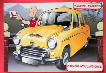 Passed Driving Test Yellow Car by Eunice Roberts