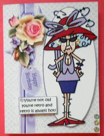 Stella is Retro and Hot Quick Card by Eunice Roberts