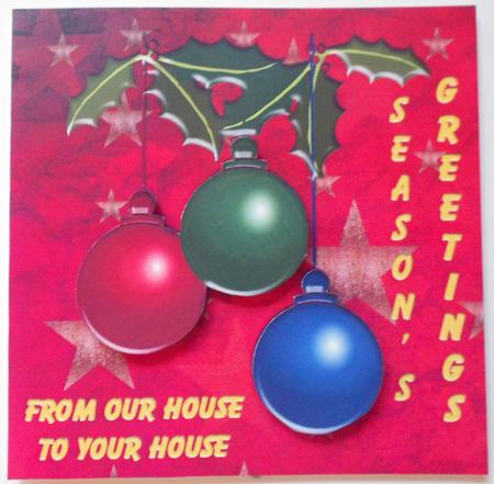 Three Christmas Ornaments by Eunice Roberts