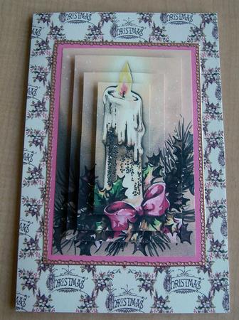 Fold in Candles with Pyramid by Eunice Roberts