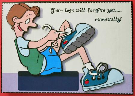A4 - Good Luck in the Marathon 3 by Eunice Roberts
