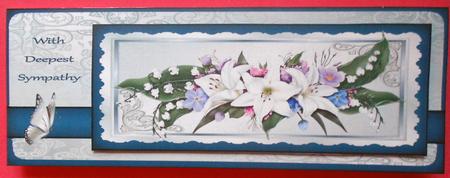 Dl Sympathy Card by Eunice Roberts