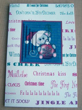 Christmas Mouse Pyramid by Eunice Roberts
