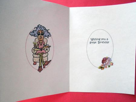 Stella There's Nothing Funny About This Card Insert by Eunice Roberts