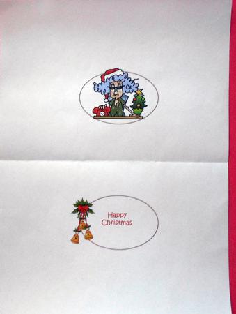 Stella Santa Just Called Quick Card Insert by Eunice Roberts