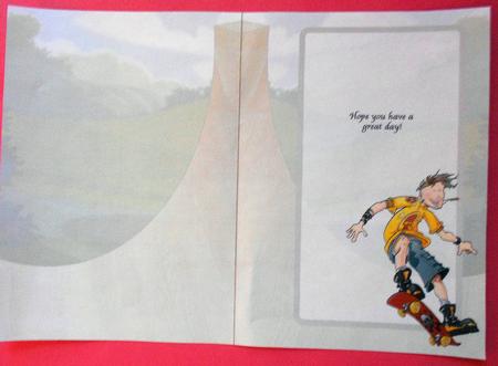 Skater Dude Yellow Insert by Eunice Roberts