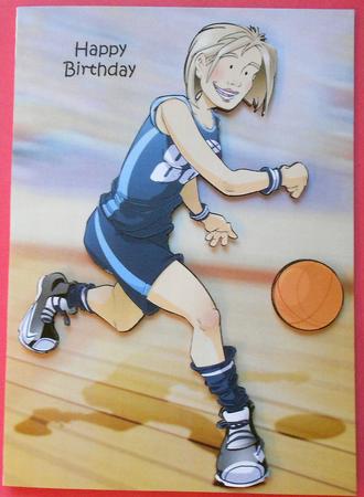 Basketball Dudess A4 by Eunice Roberts