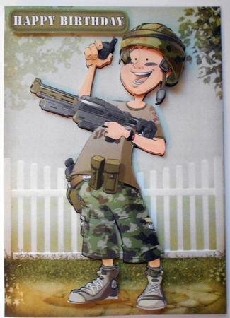 Mini Army Dude by Eunice Roberts