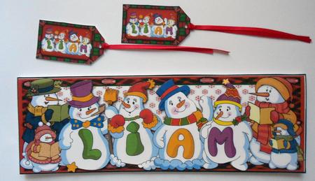 Snowmen Names Large Dl - Liam by Eunice Roberts