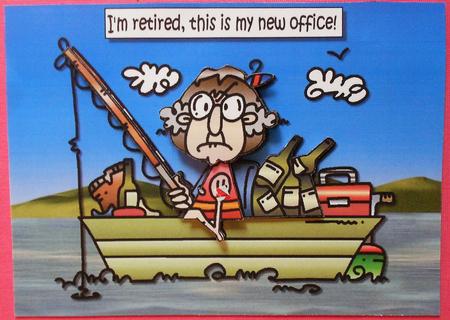 Gus Has a New Office for Retirement by Eunice Roberts
